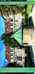 Querformatiges Foto der Schloss-Sternwarte mit grünspan-farbenen Bändern, oben mit Logo des Museums der Universität Tübingen MUT, unten mit dem Schriftzug "MUT | Alte Kulturen | Schloss Hohentübingen | Burgsteige 11 | 72070 Tübingen | Mittwoch bis Sonntag 10 bis 17 Uhr | Donnerstag 10 bis 19 Uhr"