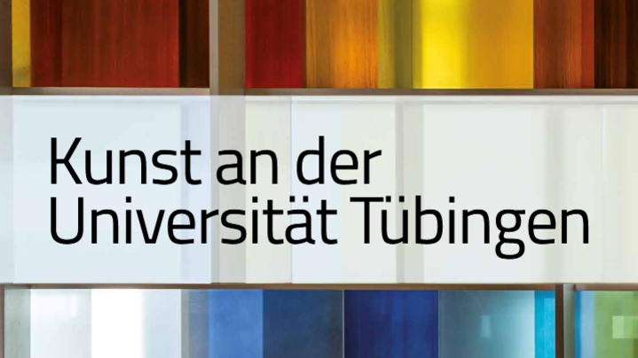 Cover der zweiten Auflage von "Kunst an der Universität Tübingen" in Buntglasoptik