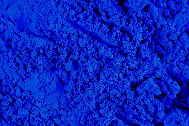 Farbstoff Ultramarin Foto: Farbstoff Ultramarin © Museum der Universität Tübingen/ Till Kopper, CC BY-SA