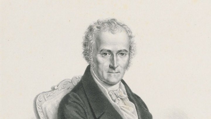 Federzeichnung Portrait von Carl Friedrich Gärtner